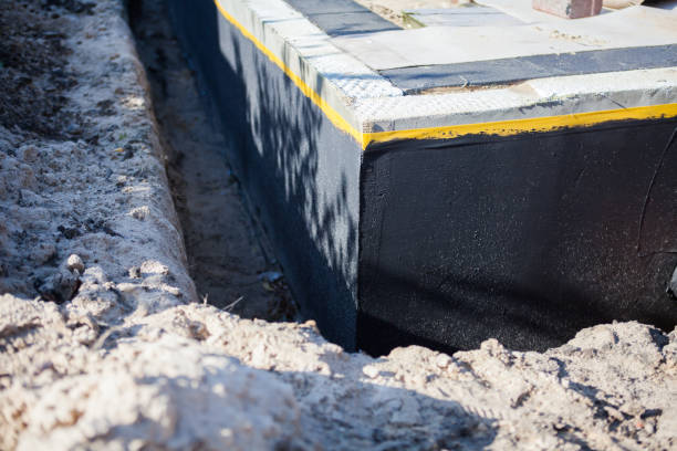 Residential Exterior Waterproofing installation at a Bainbridge, IN home by SJ Waterproofing Pros